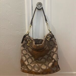 Coach Op Art Brooke Sateen Bag 14146